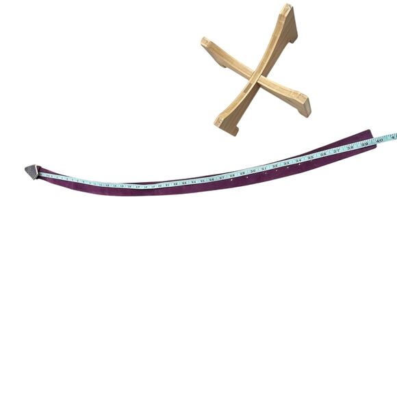 One of a Kind Banana Republic Purple Suede Leather Belt - Size Small - Picture 6 of 7